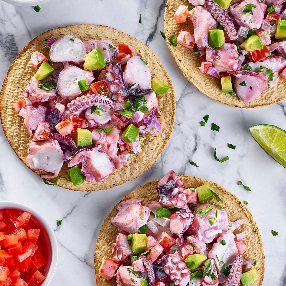 Tostadas de Pulpo Individual